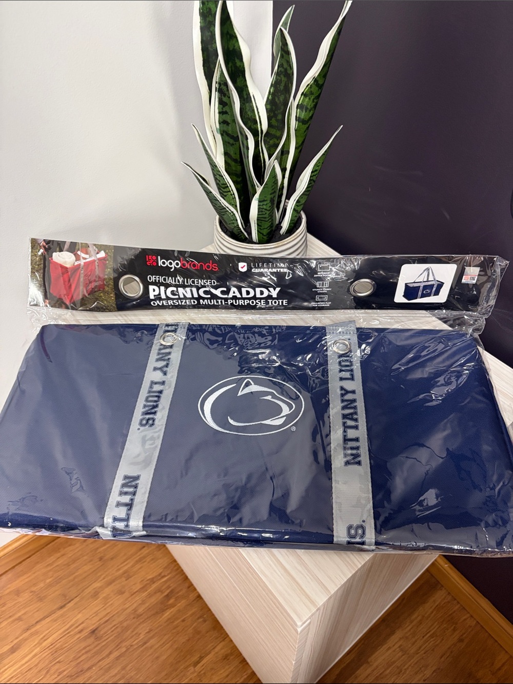 Penn State Nittany Lions Navy Picnic Caddy Tote!! NWT!!! 💙🤍